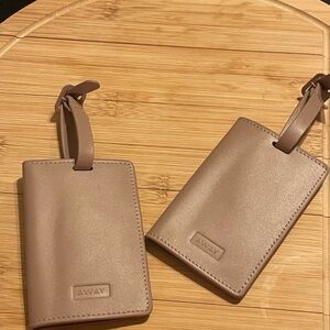 Away Luggage Tags {Rose Gold}